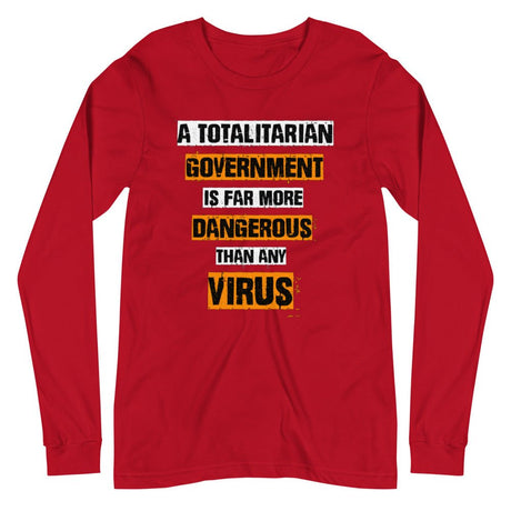 Totalitarian Government Virus Premium Long Sleeve Shirt