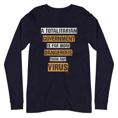 Totalitarian Government Virus Premium Long Sleeve Shirt