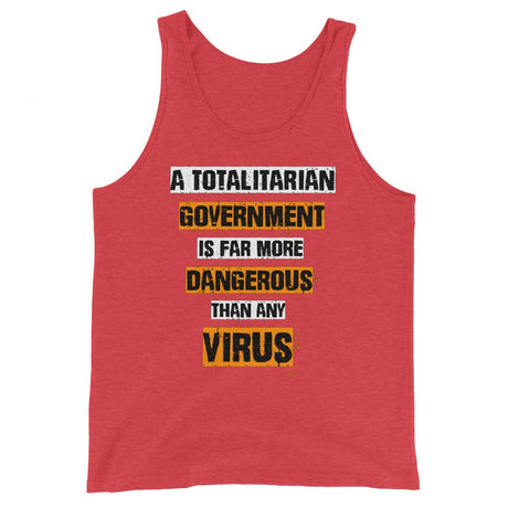 Totalitarian Government Virus Premium Tank Top