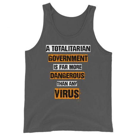 Totalitarian Government Virus Premium Tank Top