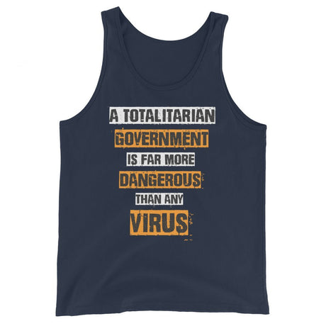 Totalitarian Government Virus Premium Tank Top