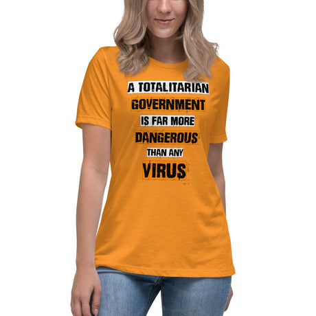 Totalitarian Government Virus Women's Shirt