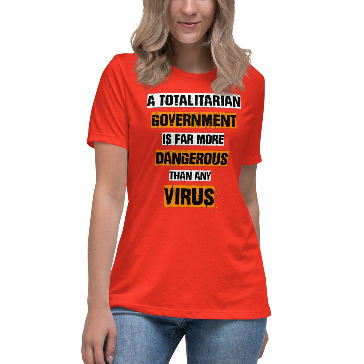 Totalitarian Government Virus Women's Shirt