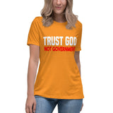 Trust God Not Government Women's Shirt