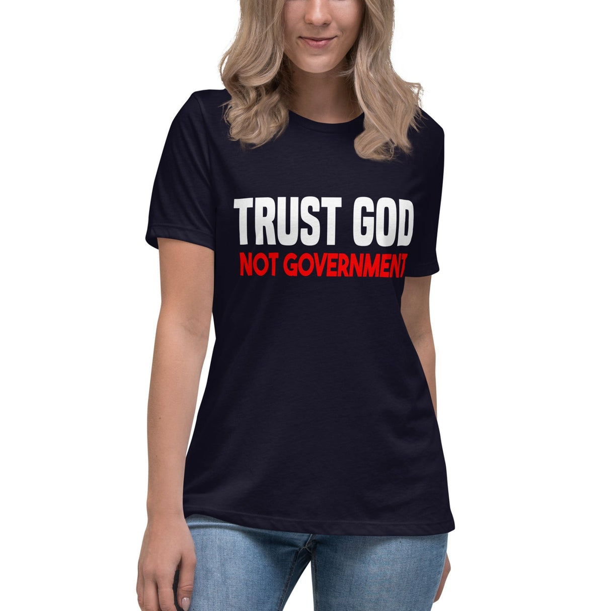 Trust God Not Government Women's Shirt