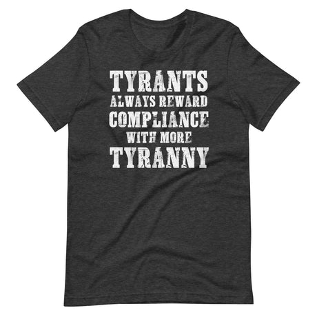 Tyrants Reward Compliance With More Tyranny Shirt