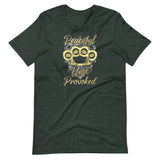 Peaceful Until Provoked Brass Knuckles Shirt - Libertarian Country