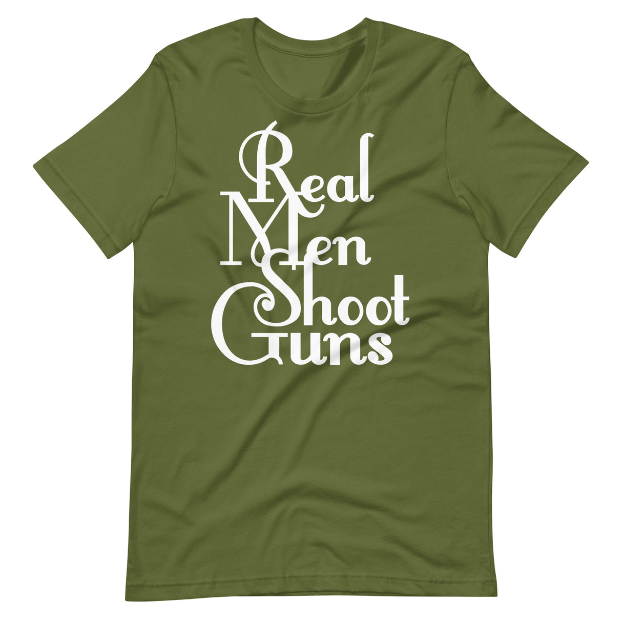 Real Men Shoot Guns Shirt - Libertarian Country