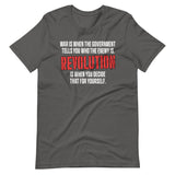 War Is When The Government Says Who The Enemy Is Shirt