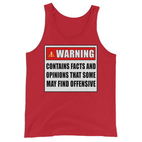 Warning Contains Facts That Some May Find Offensive Premium Tank Top