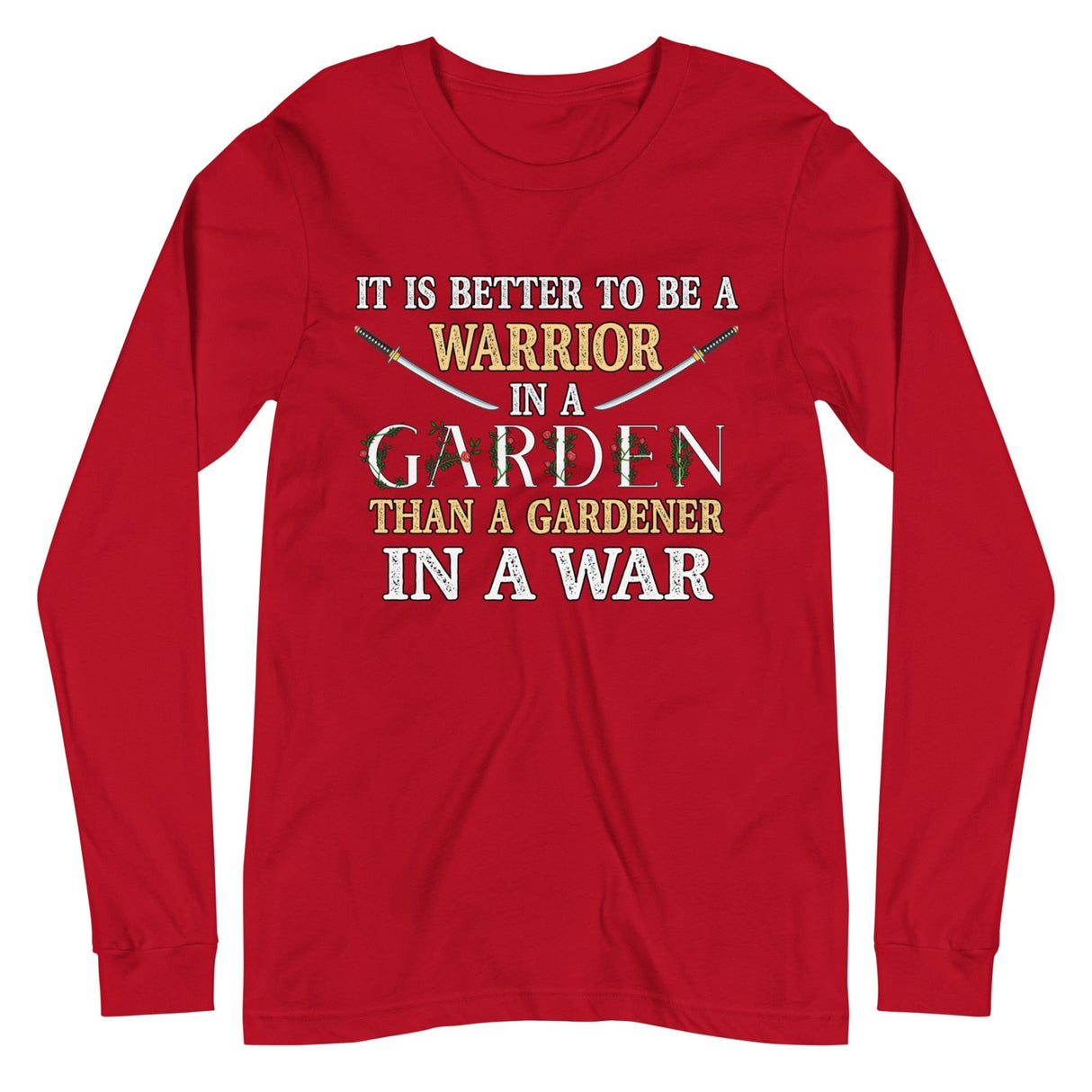 Warrior in a Garden Premium Long Sleeve Shirt