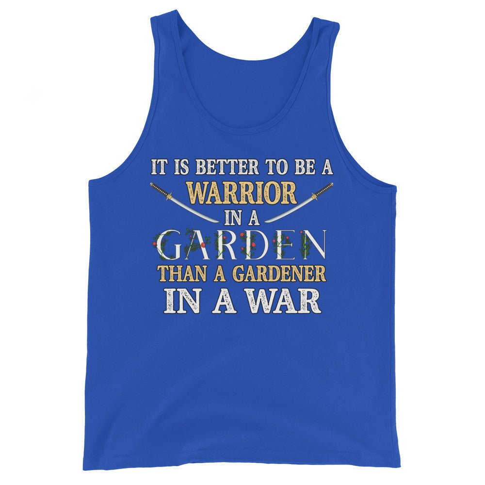 Warrior in a Garden Premium Tank Top