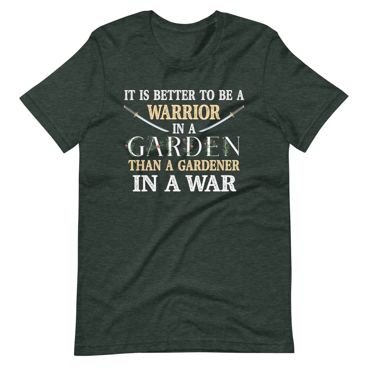 Warrior in a Garden Shirt