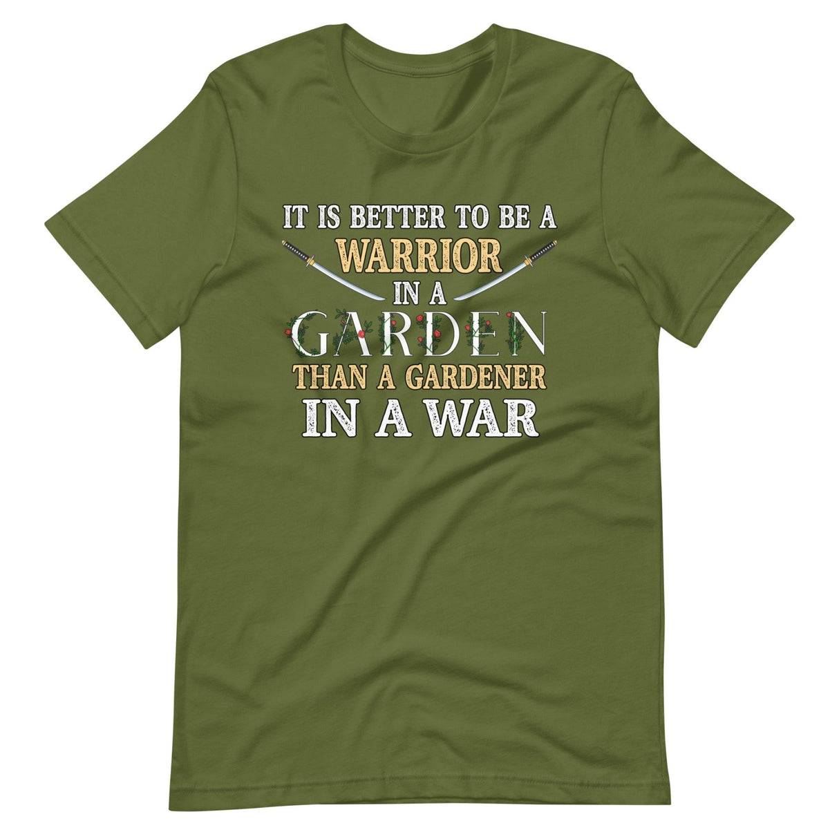 Warrior in a Garden Shirt