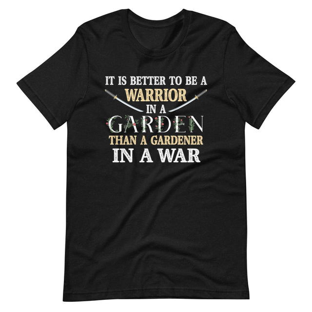 Warrior in a Garden Shirt