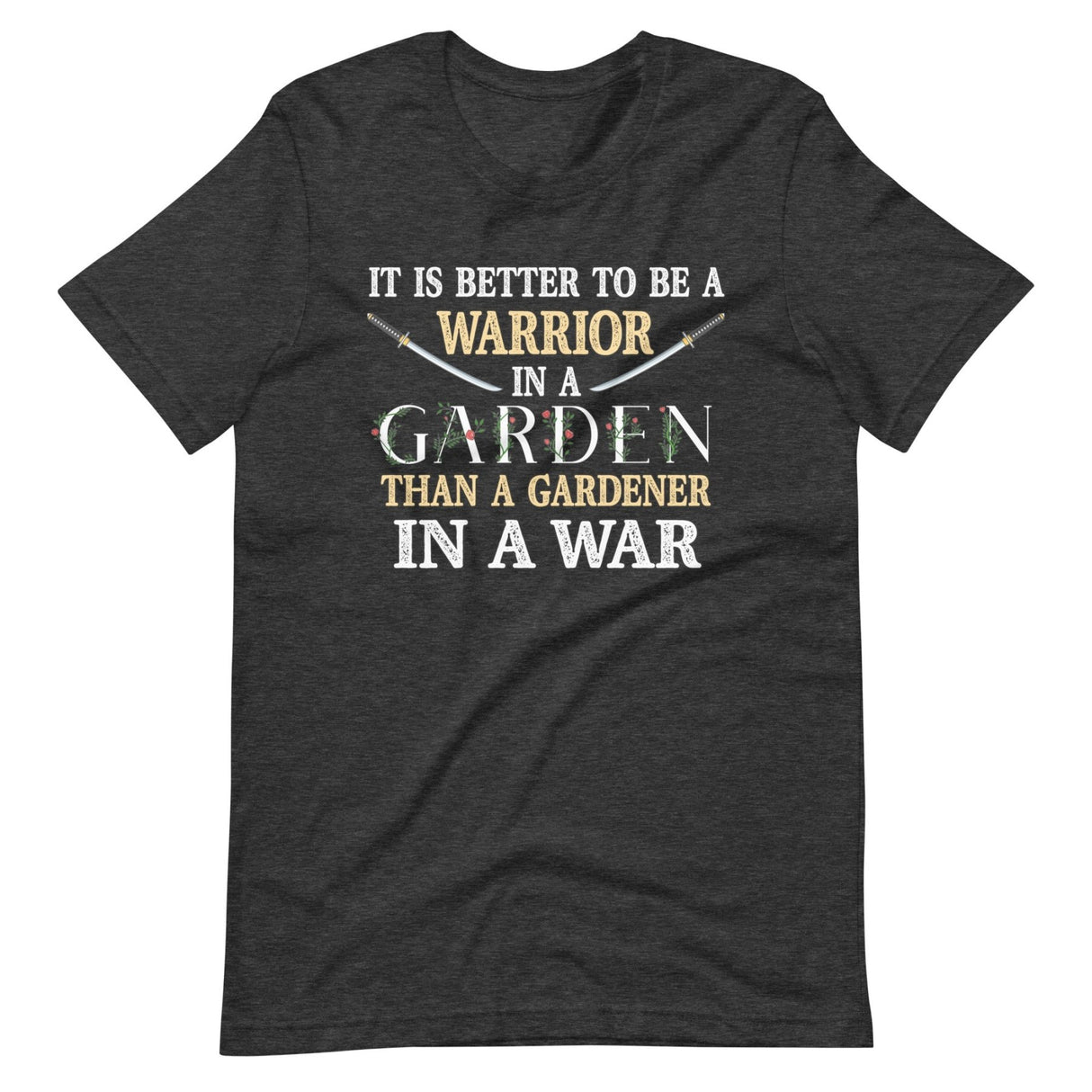 Warrior in a Garden Shirt