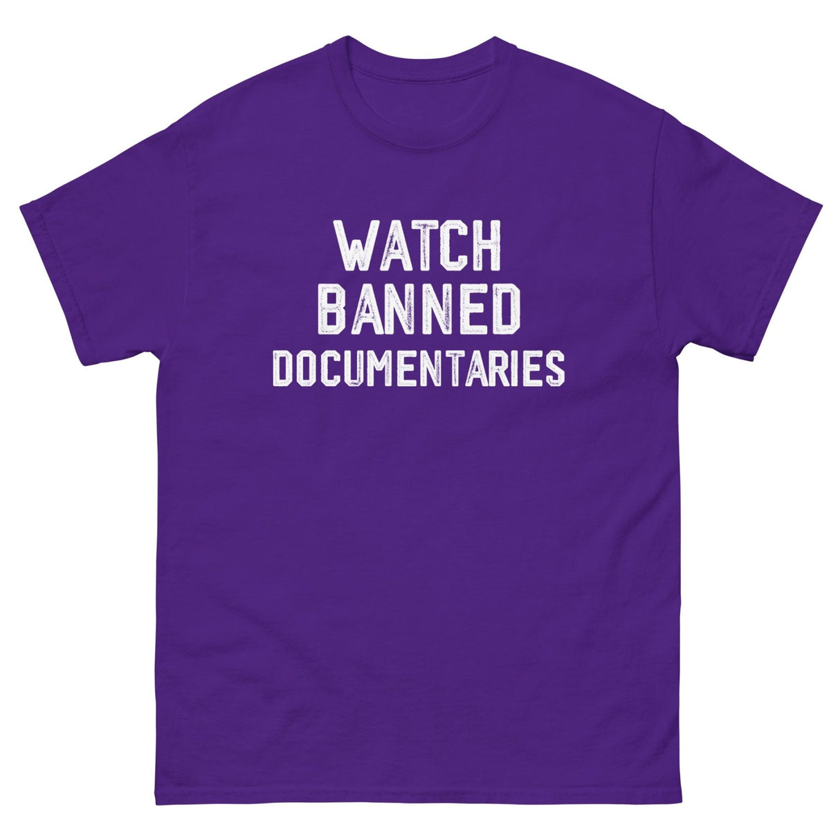 Watch Banned Documentaries Heavy Cotton Shirt