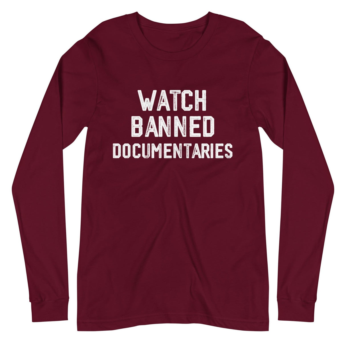 Watch Banned Documentaries Premium Long Sleeve Shirt