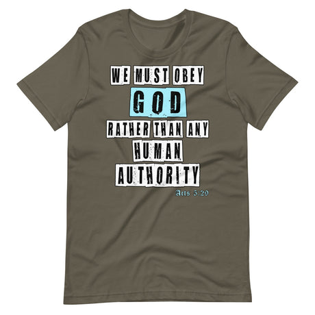 We Must Obey God Acts 5:29 Premium Shirt