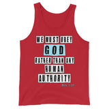 We Must Obey God Acts 5:29 Premium Tank Top