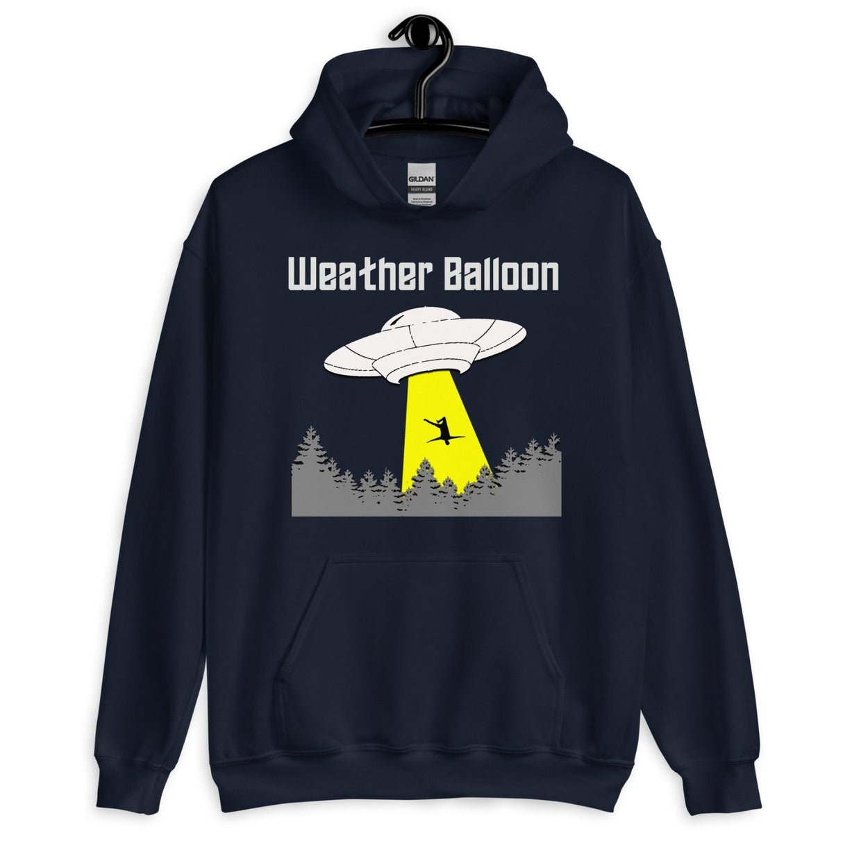 Weather Balloon Alien Hoodie