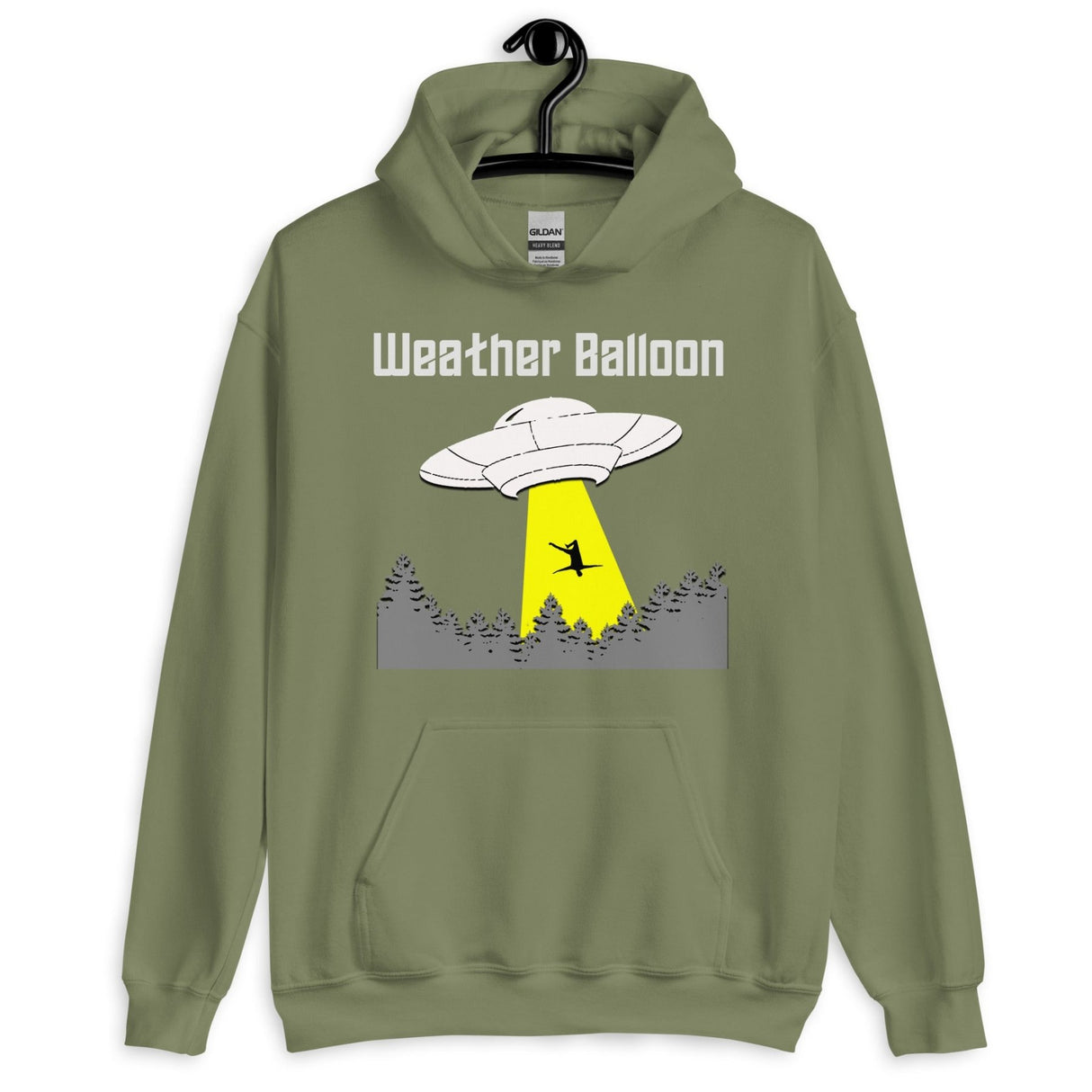 Weather Balloon Alien Hoodie