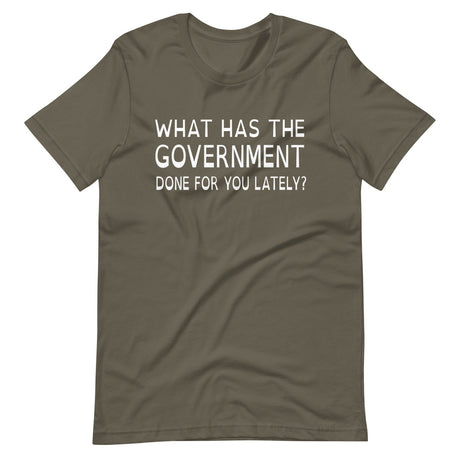 What Has The Government Done For You Shirt