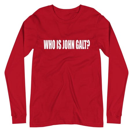 Who is John Galt Long Sleeve Shirt