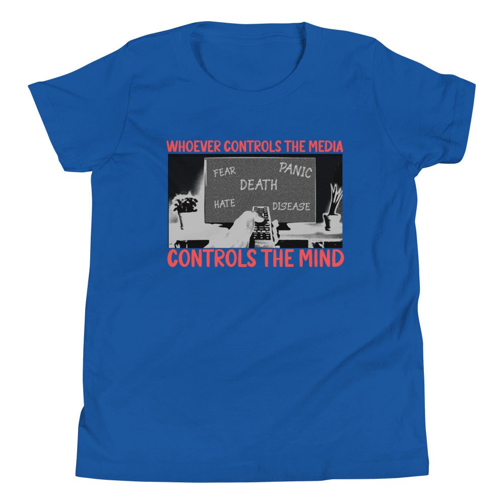 Whoever Controls The Media Youth Shirt