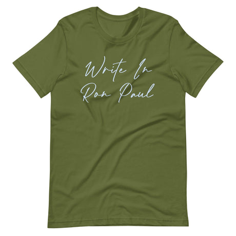 Write In Ron Paul Shirt