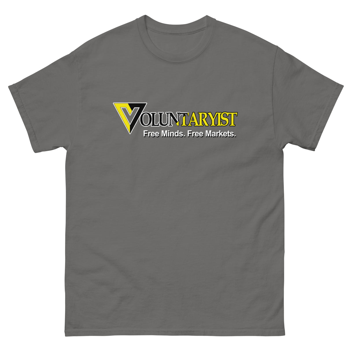 Voluntaryist Free Minds Free Markets Heavy Cotton Shirt - Libertarian Country